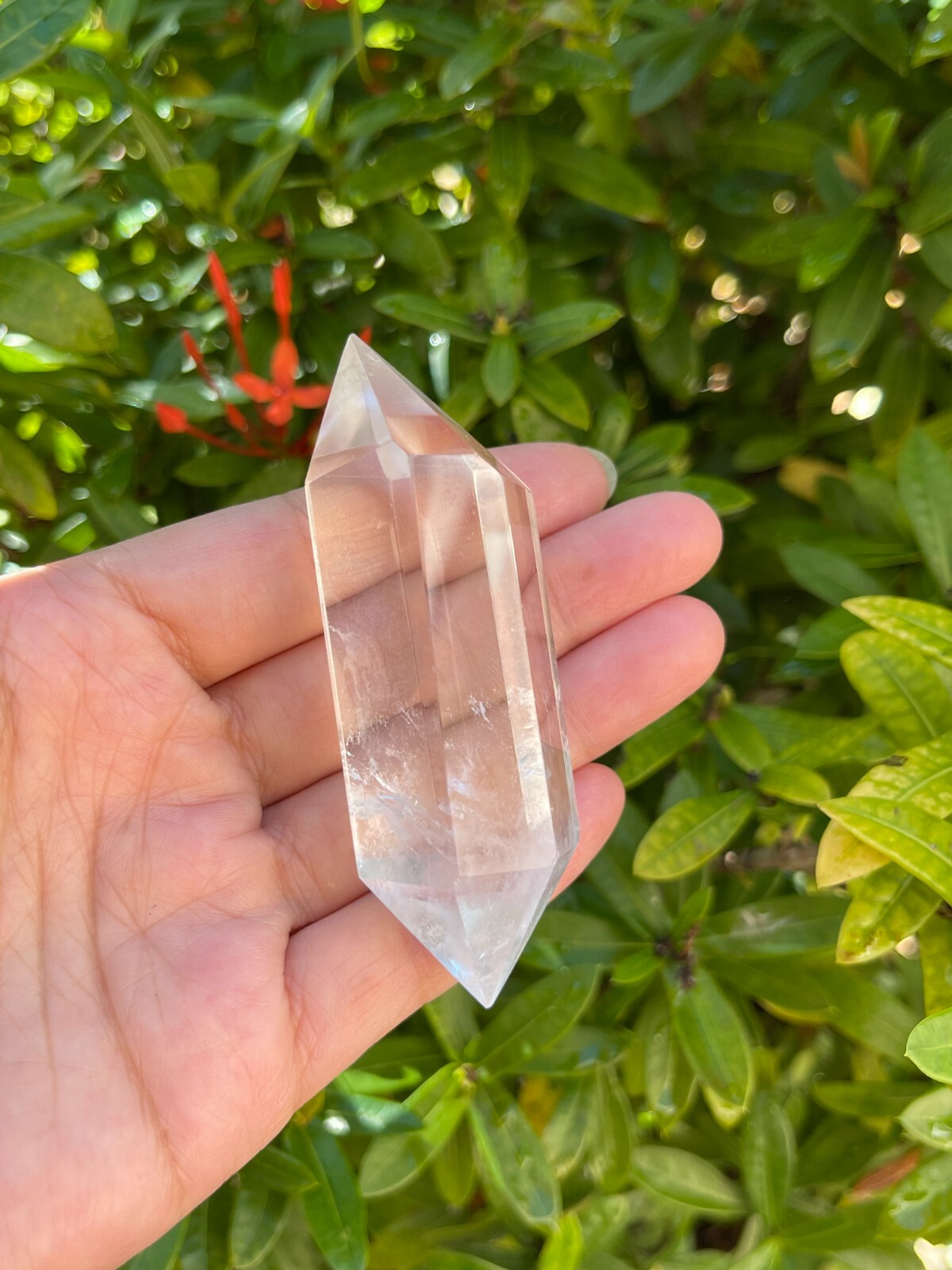 Premium Clear Quartz Six-Sided Fully Polished Double Terminated Points, Bulk Lot