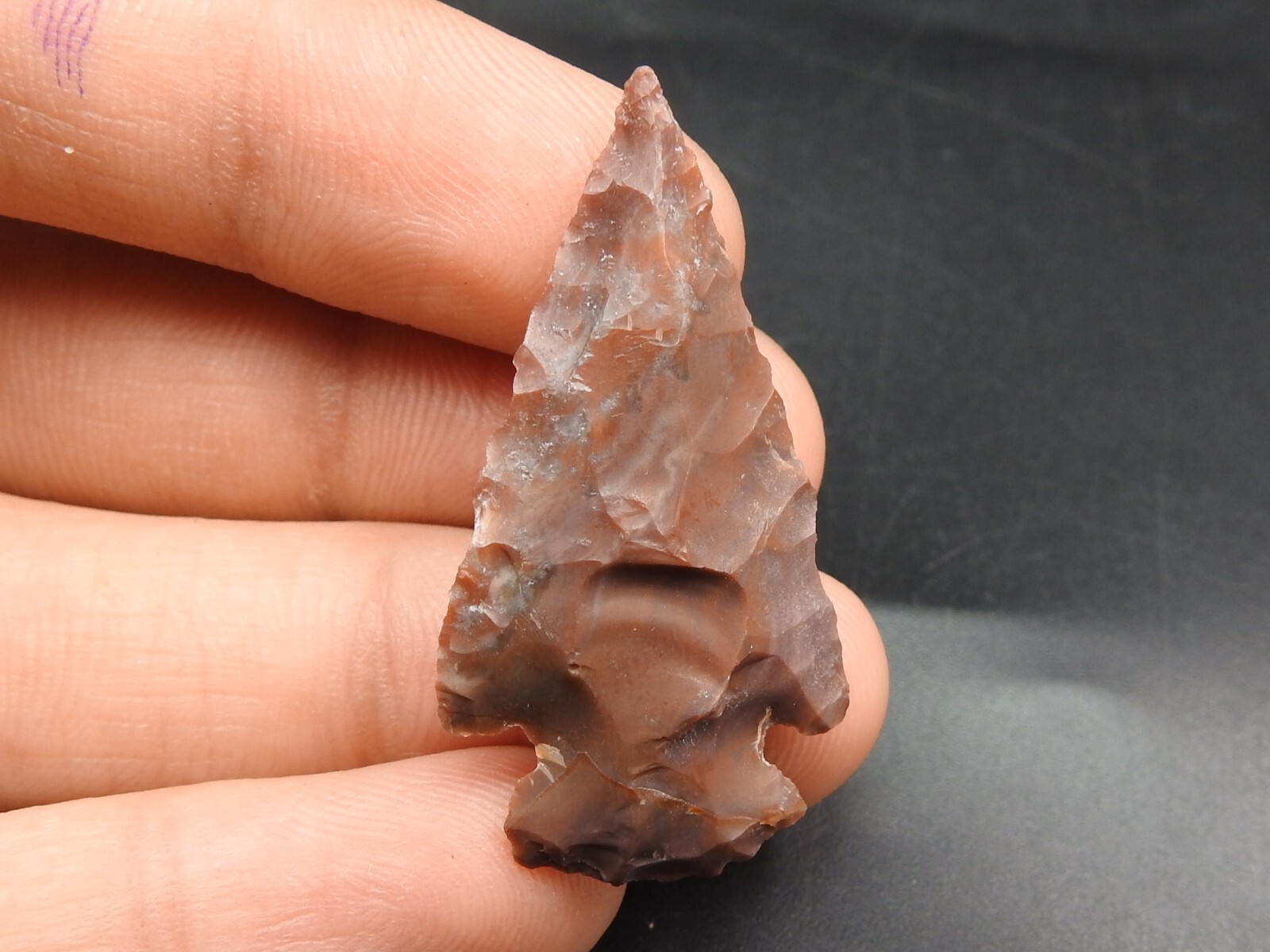 Jasper Natural Rough Arrowhead Shape Hammered Stone 40X20X8MM Approx