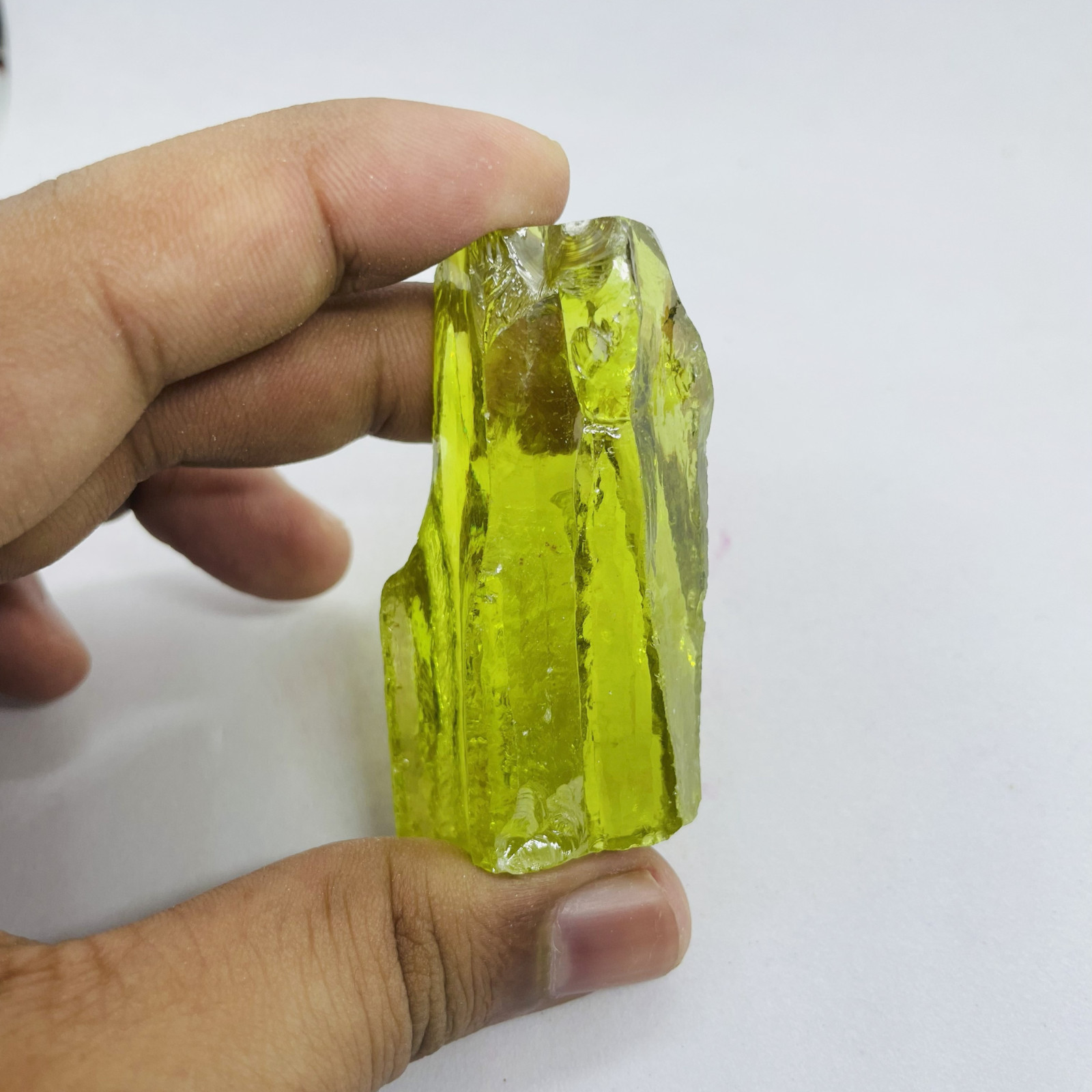 Peridot Zircon Rough Gemstone 210-310CT| Natural Raw Green Healing Crystal