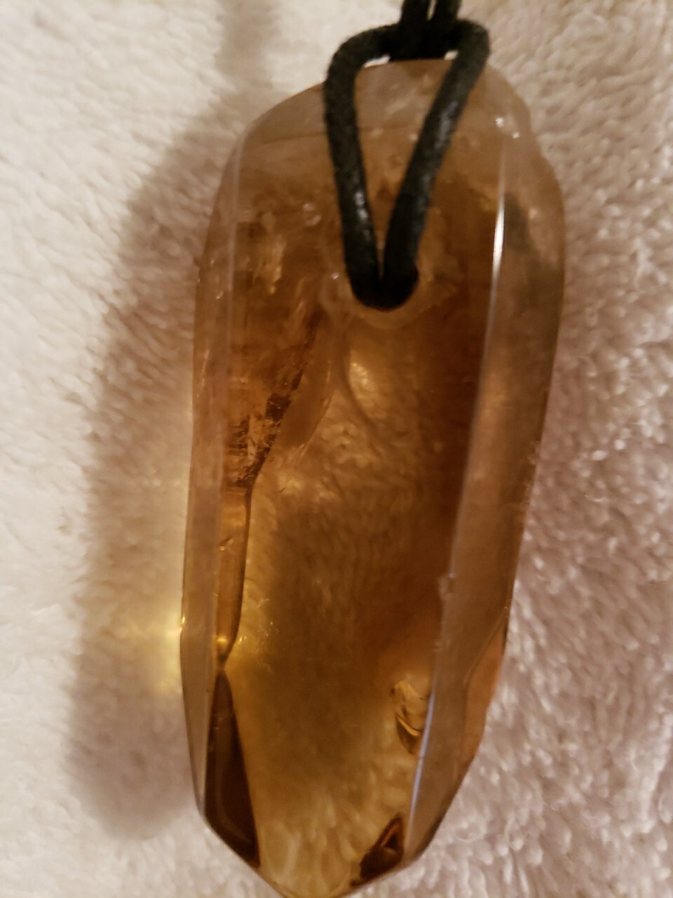 Lemurian Smoky Quartz Crystal Pendant