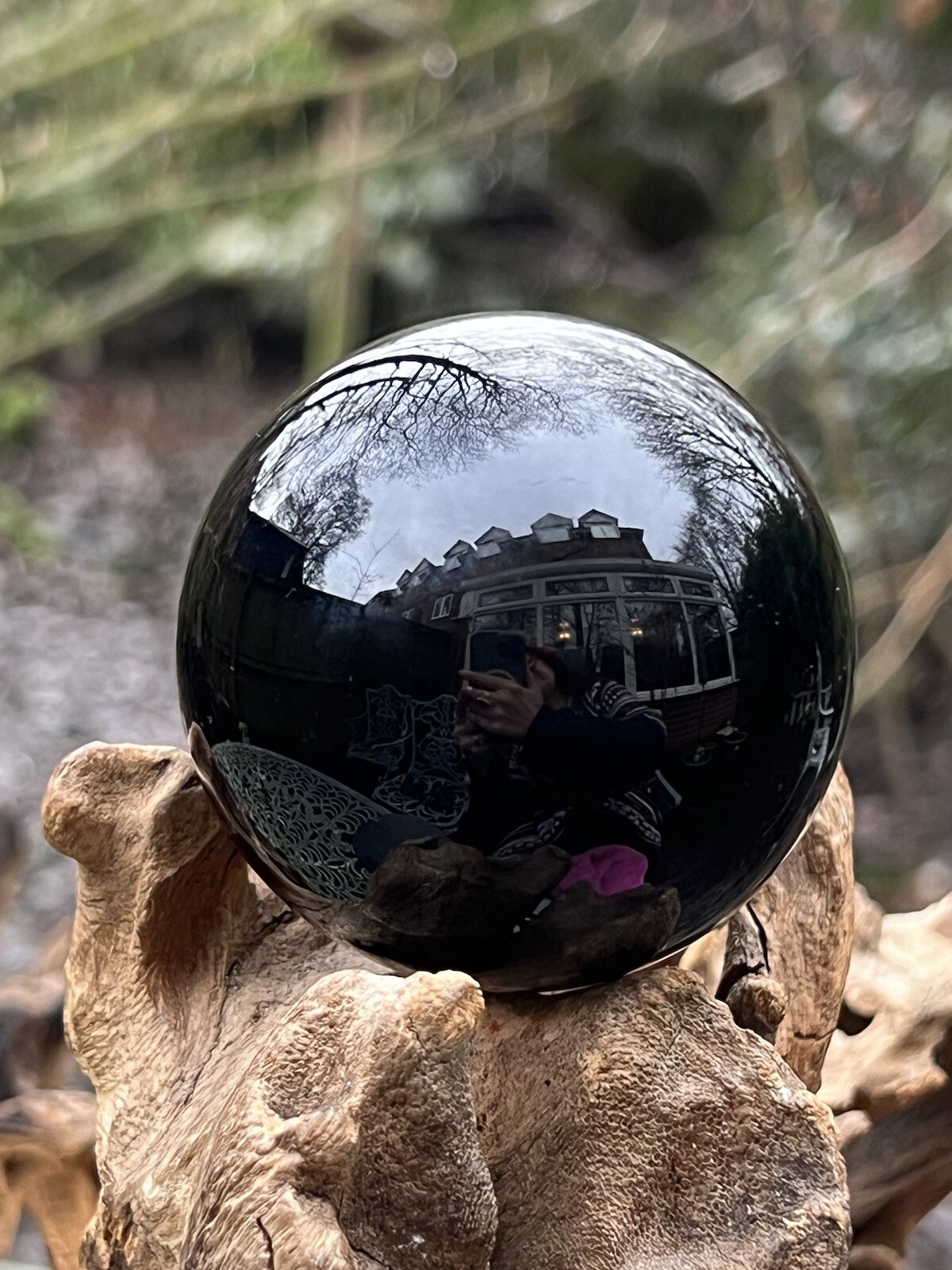 Black Obsidian Crystal Ball Large AAA+ Powerful / Creative / Protective 60mm