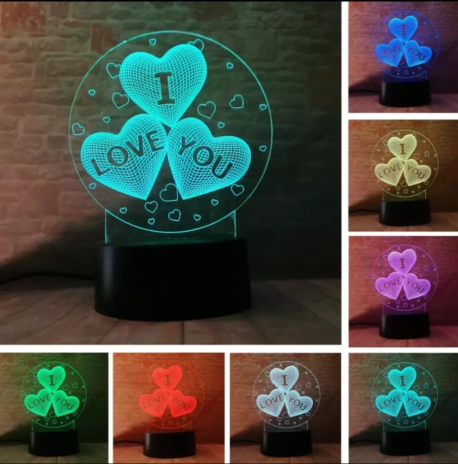 LED Light Gift For Her Girlfriend Wife Woman Mom Lover Decor Birthday Valentine