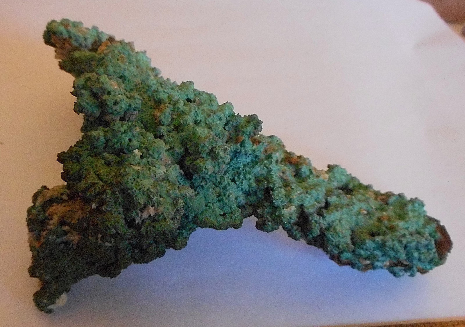 Huge Natural Green Copper Crystal Specimen Michigan . 6.0″ . 711 grams . 1.5 Lb