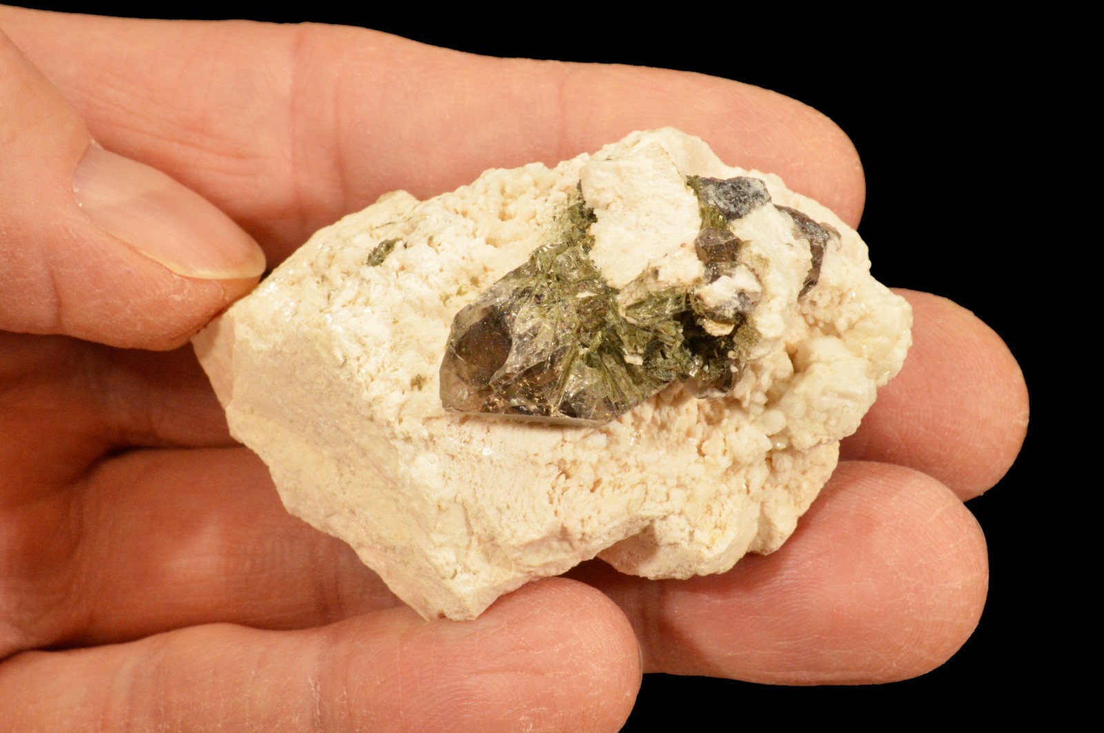 MICROCLINE Crystal 2 3/4″ 3 Oz Rock Mineral Specimen Crown Chakra Healing Stone