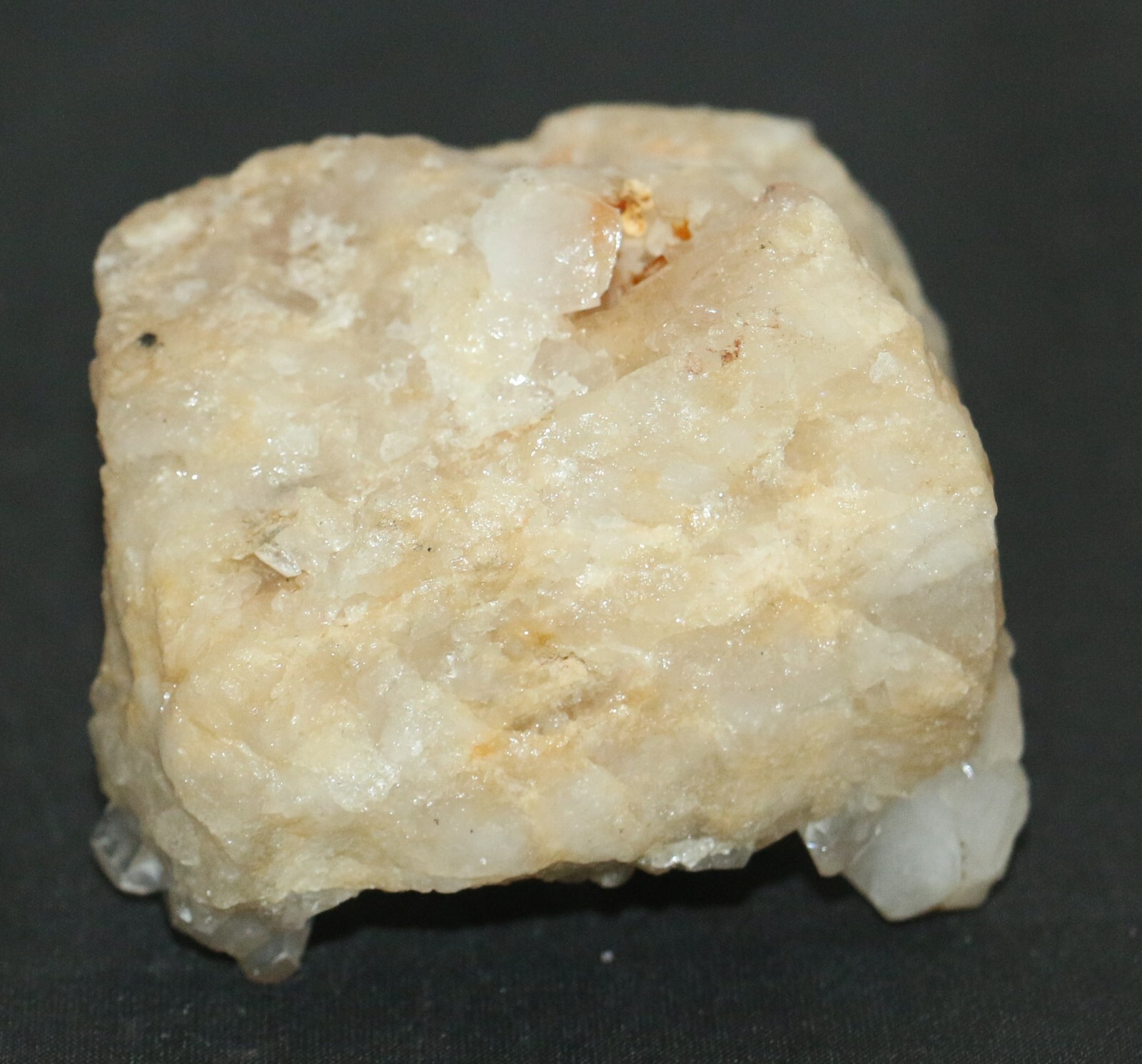 Vintage Multiple Clear Crystal Specimen In Matrix See Photos