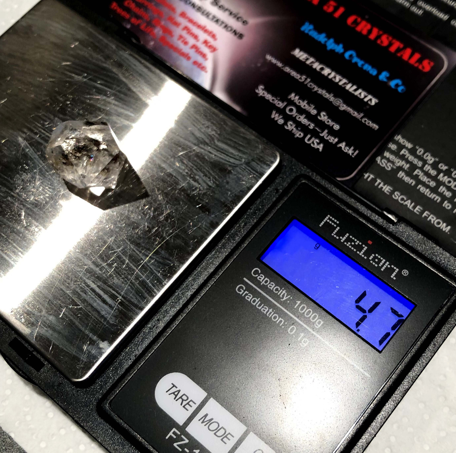 Junk Drawer Lot #KX001 Genuine Herkimer Diamond 4.0 Grams