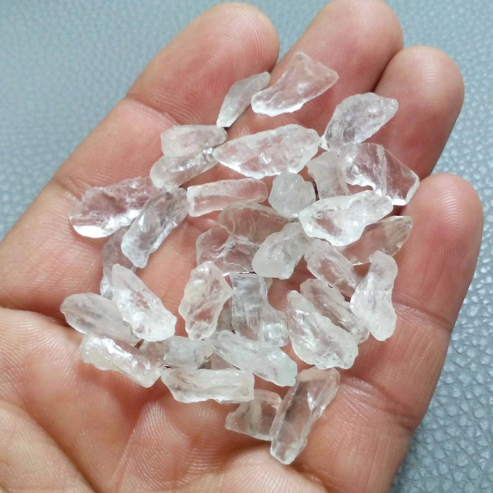 Fabulous Lite Blue Aquamarine 34 Piece Rough 12-16 MM Raw Aquamarine Gemstone