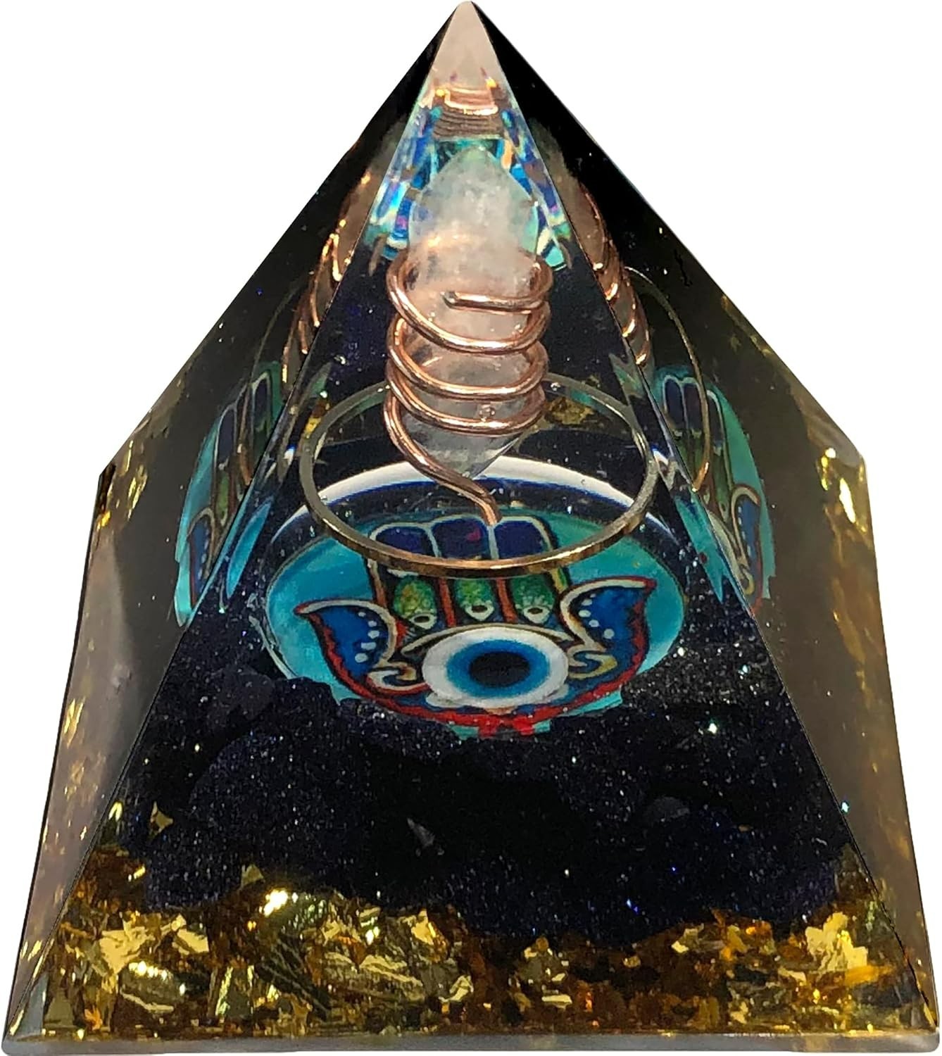 Orgone Pyramid Energy Generator Emf Protection Healing Meditation Orgonite USA