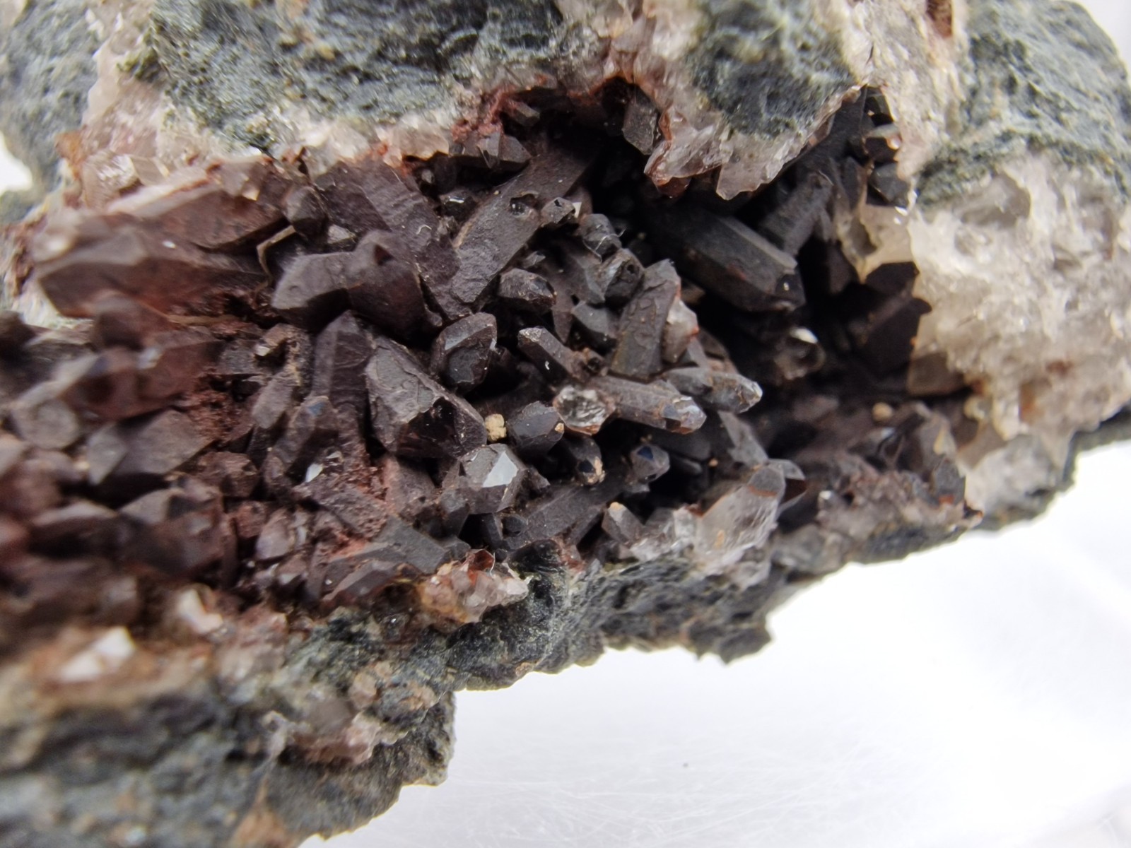 Smoky Quartz Crystals From Ställberg Mines , Strasså , Örebro län , Sweden