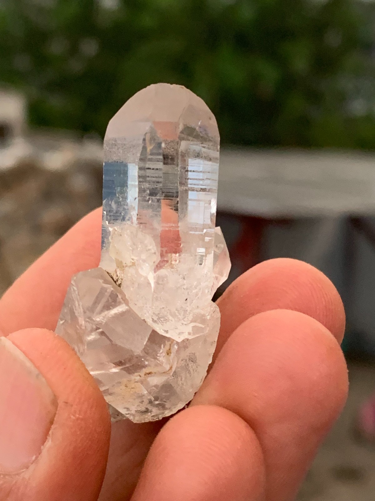 Lemurian Quartz Gemmy Crystal Having Good Luster & Nice Termination-skardu,Pak.