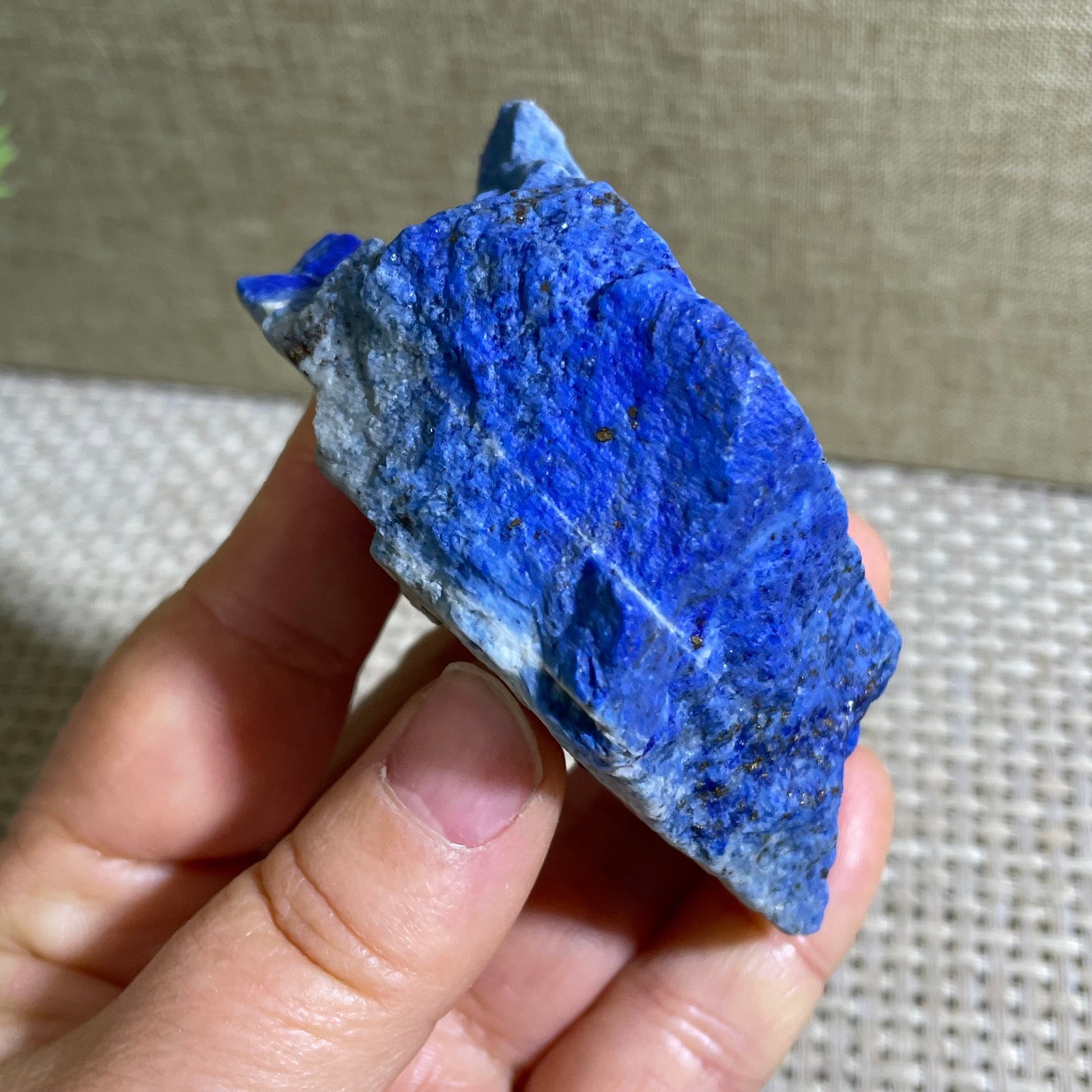 141g Lapis Lazuli Freeform Rough Tumble Healing Crystal Specimen Stone