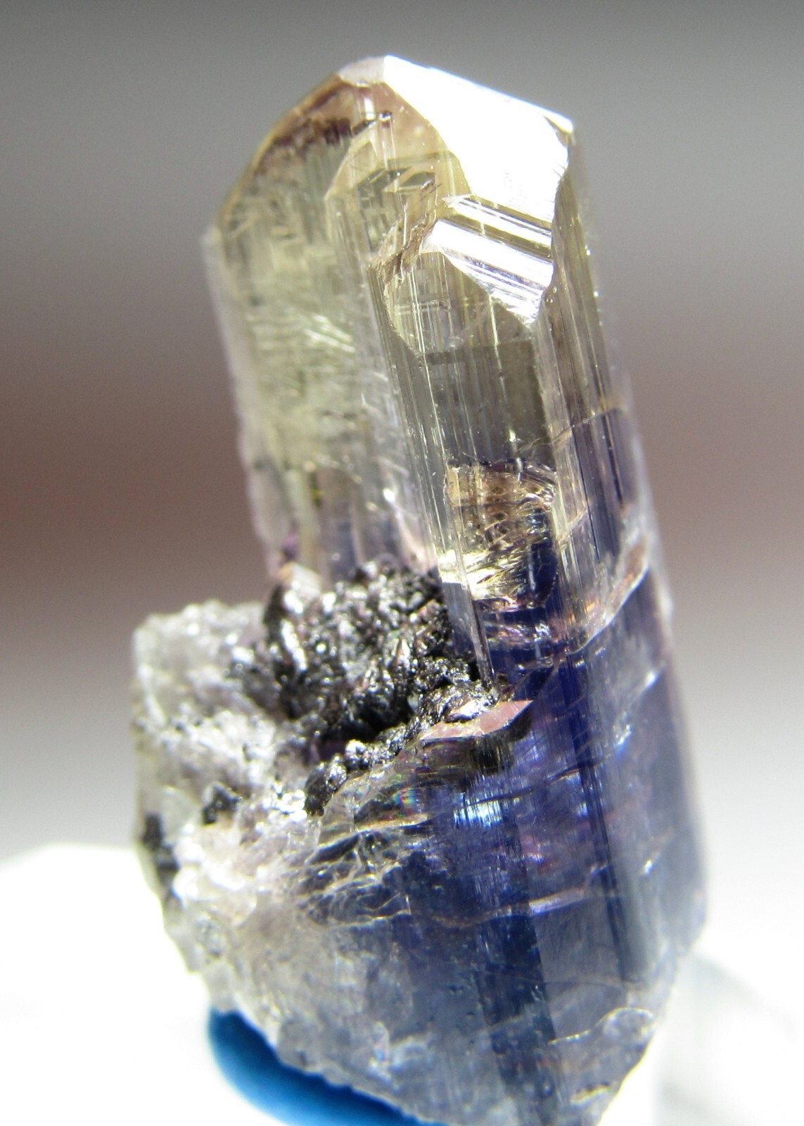 UNBELIEVABLE EXQUISITE FANCY COLOR GLASSY GEM TANZANITE CRYSTAL!!! TANZANIA