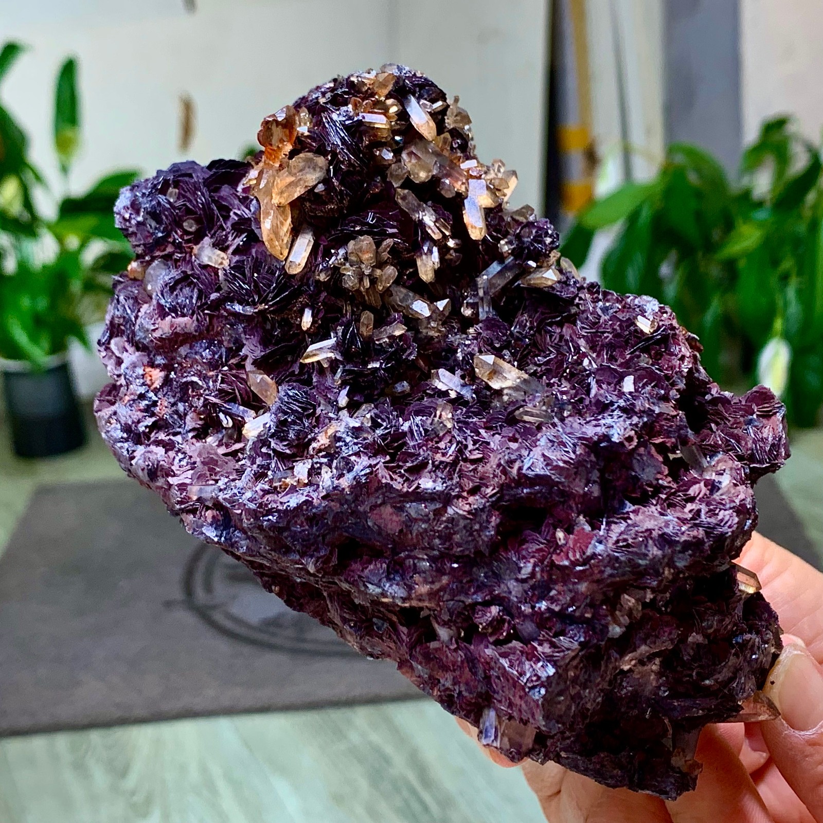 3.5LB Natural Crystal Specularite Hematite Specular Iron Quartz Mica Collectors