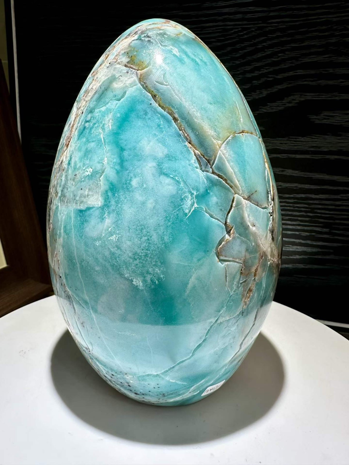 10.4LB Natural amazonite sphere crystal dinosaur egg polished ball healing