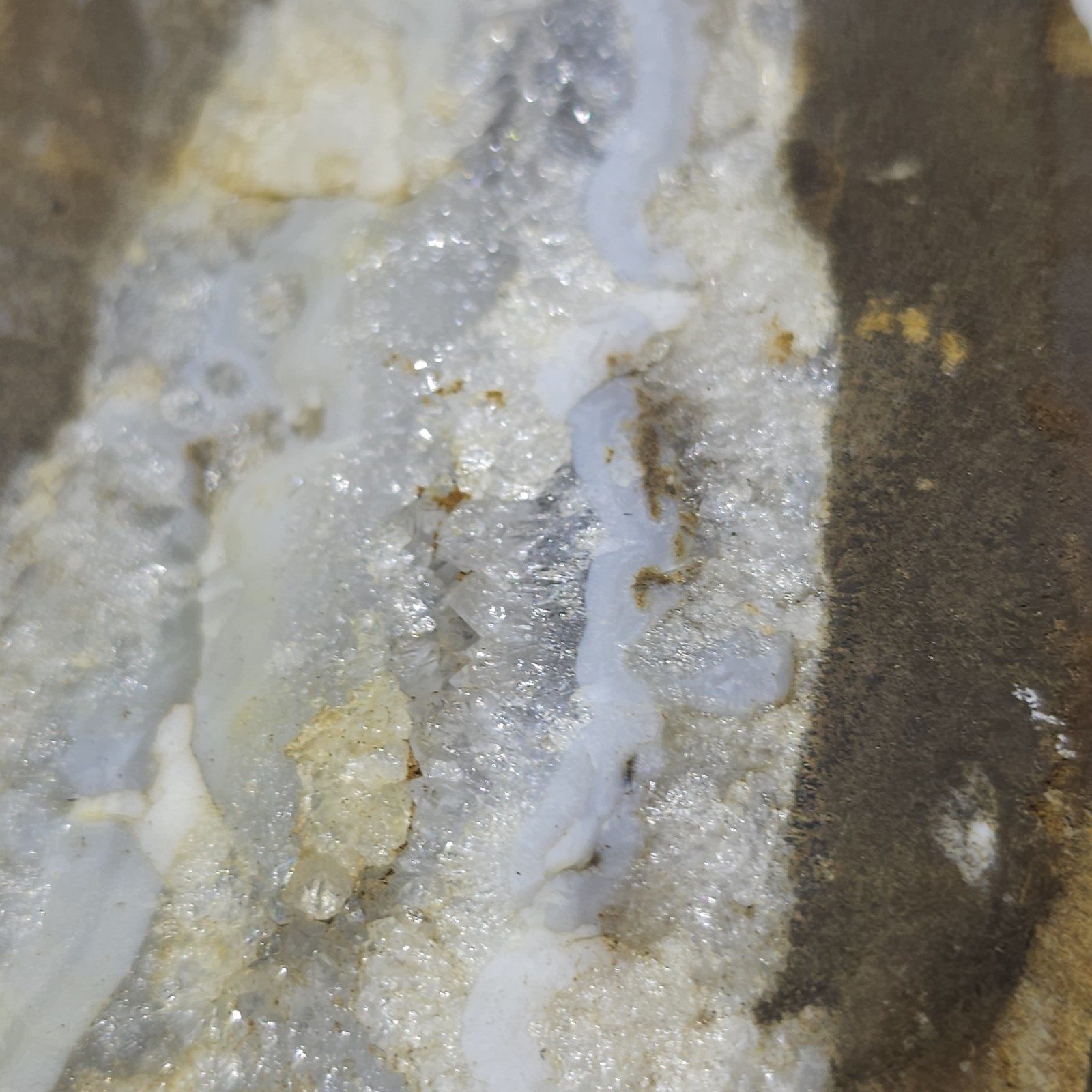 Michigan Geode Crystal Quartz Druzy Geode Natural Crystal Filled Rock Collector