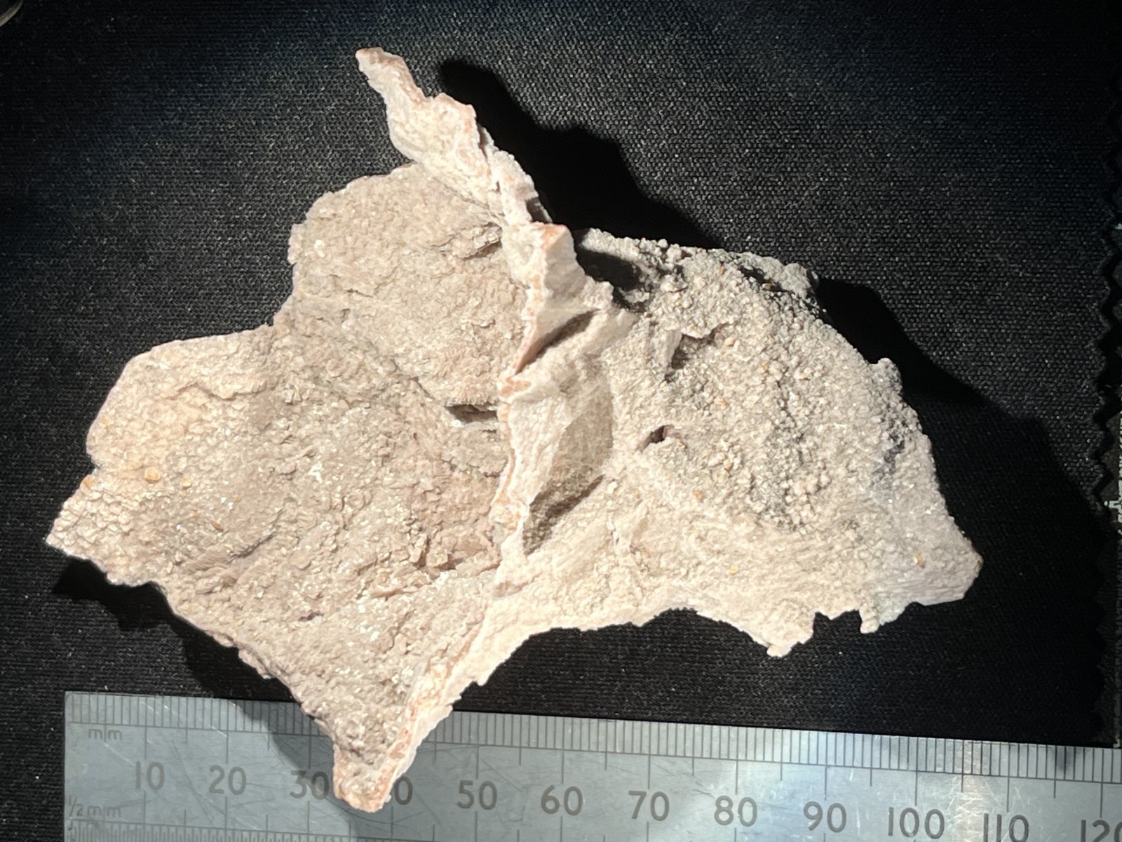 Classic TSUMEB Dolomite cast with multiple crystals on the inner surface