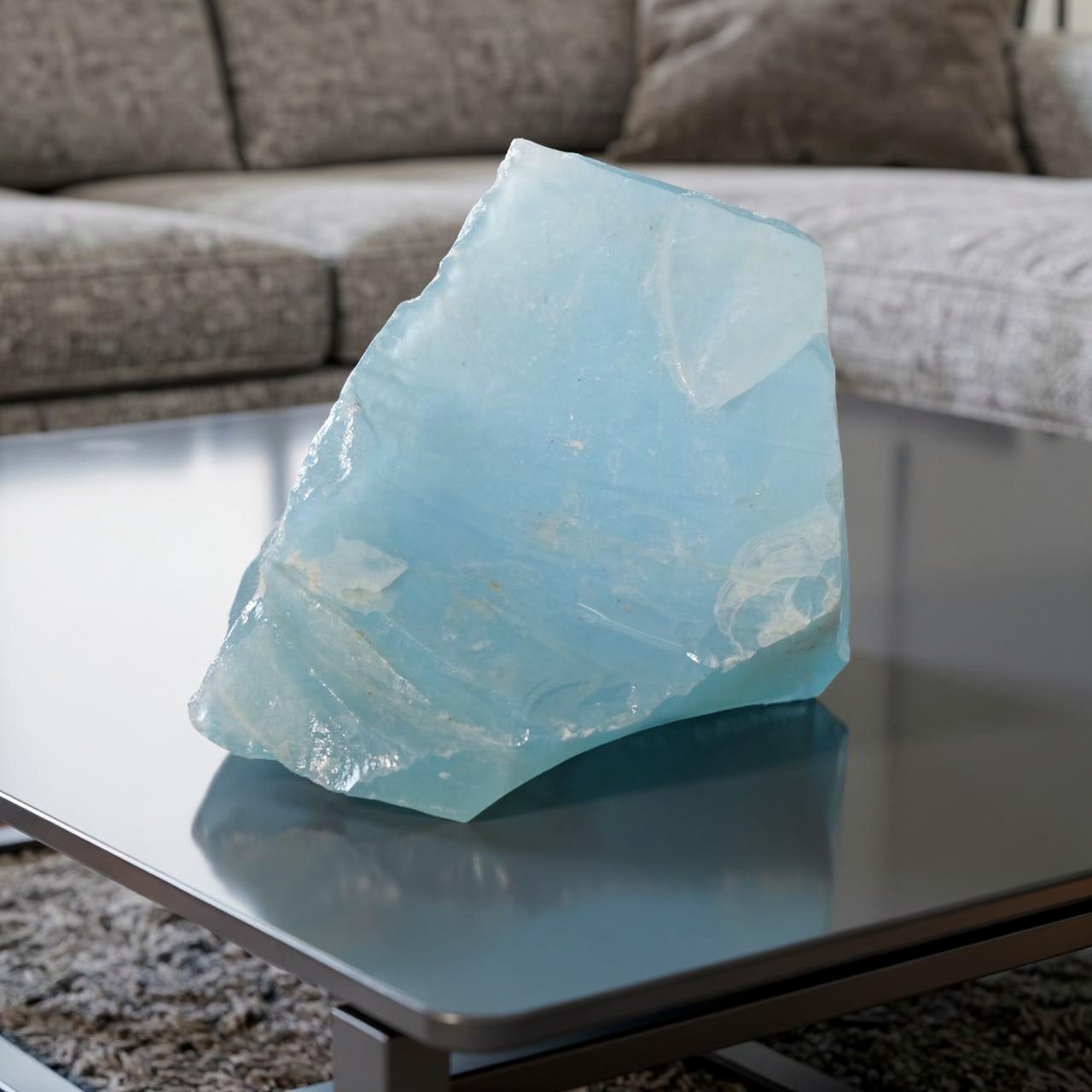 Blue Opal Raw 400-500 Carats Crystal | Ethiopian Rough Opal Specimen for Healing