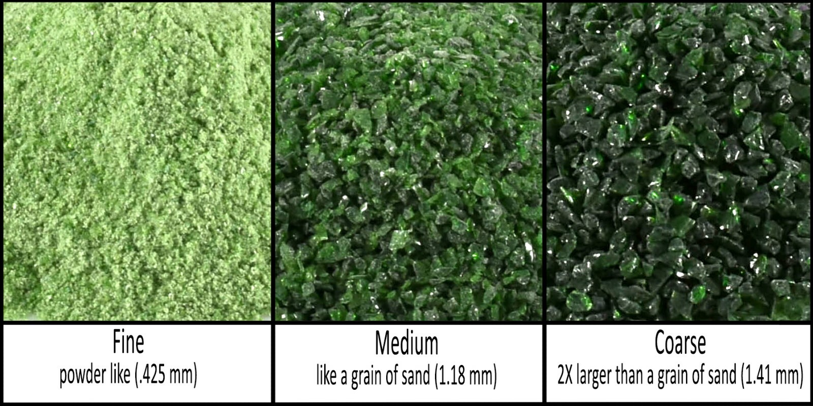 Greenstone – Crushed Inlay Stone (fine, medium, or coarse)