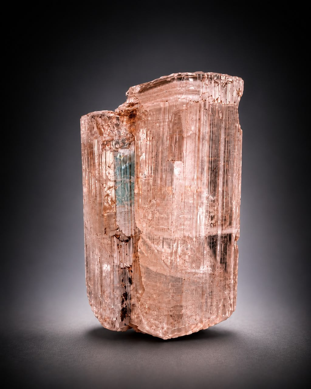 67ct |Natural Topaz Crystal w/Delicate Pink Hues Specimen | Katlang, Pakistan.