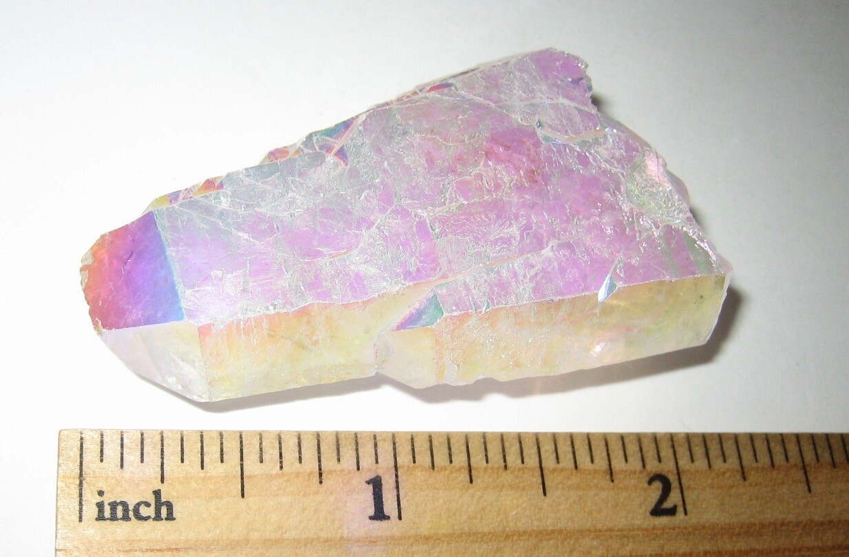 2.1″ TABULAR ANGEL AURA LASER WAND QUARTZ CRYSTAL (TREATED IN USA) 34.6grams *A1