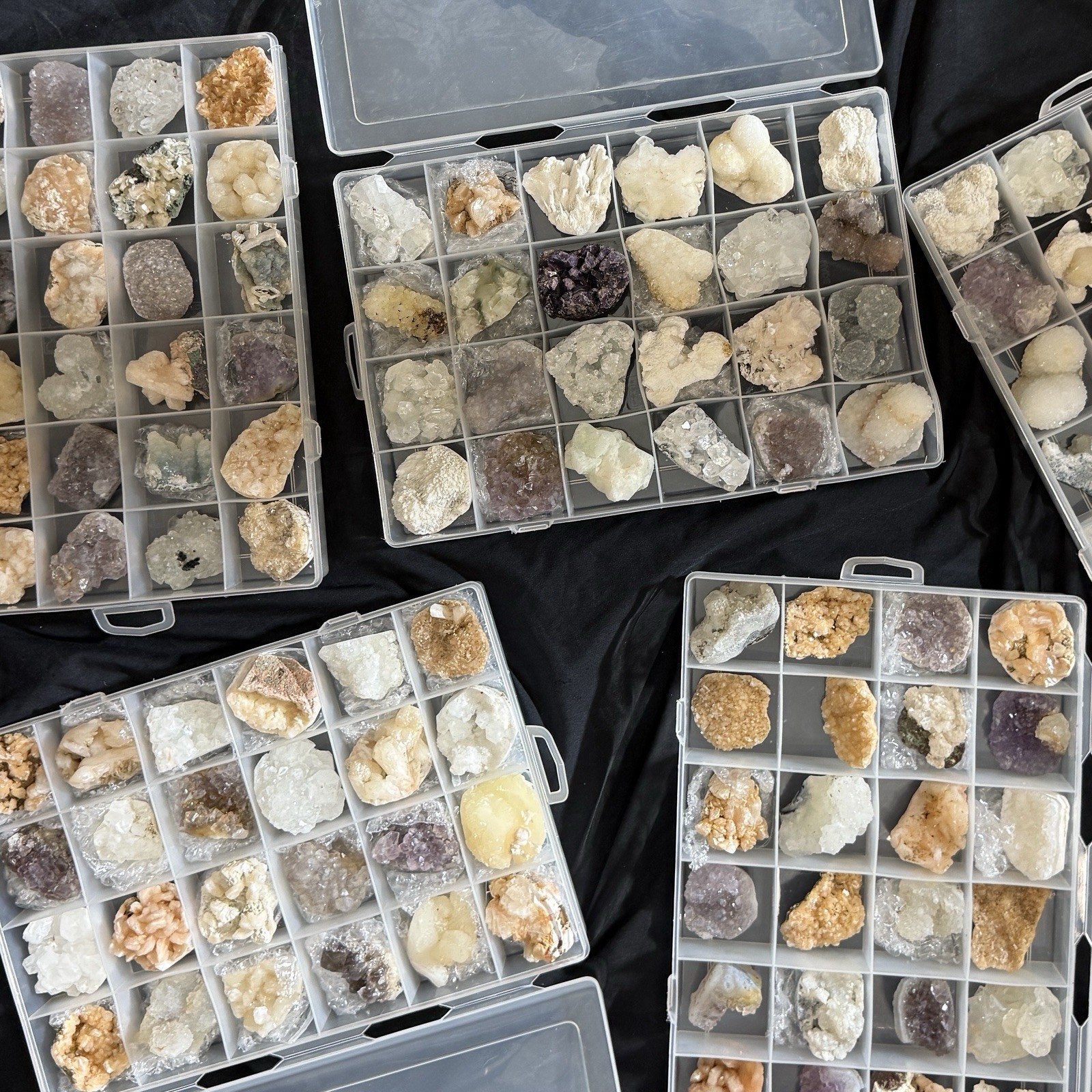 High-Quality Zeolite Crystal Mystery Box 24pcs 2″ Raw Natural Minerals Lot