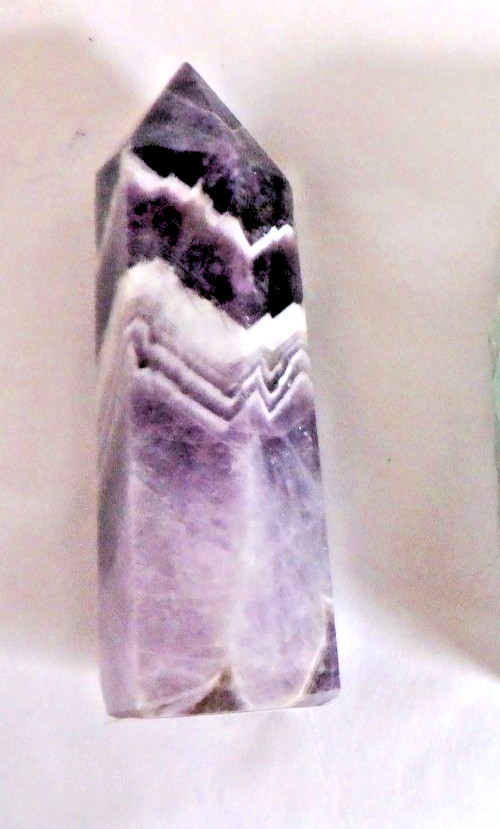 Crystal Tower✨ – Chevron Amethyst Polished 60.3 grams