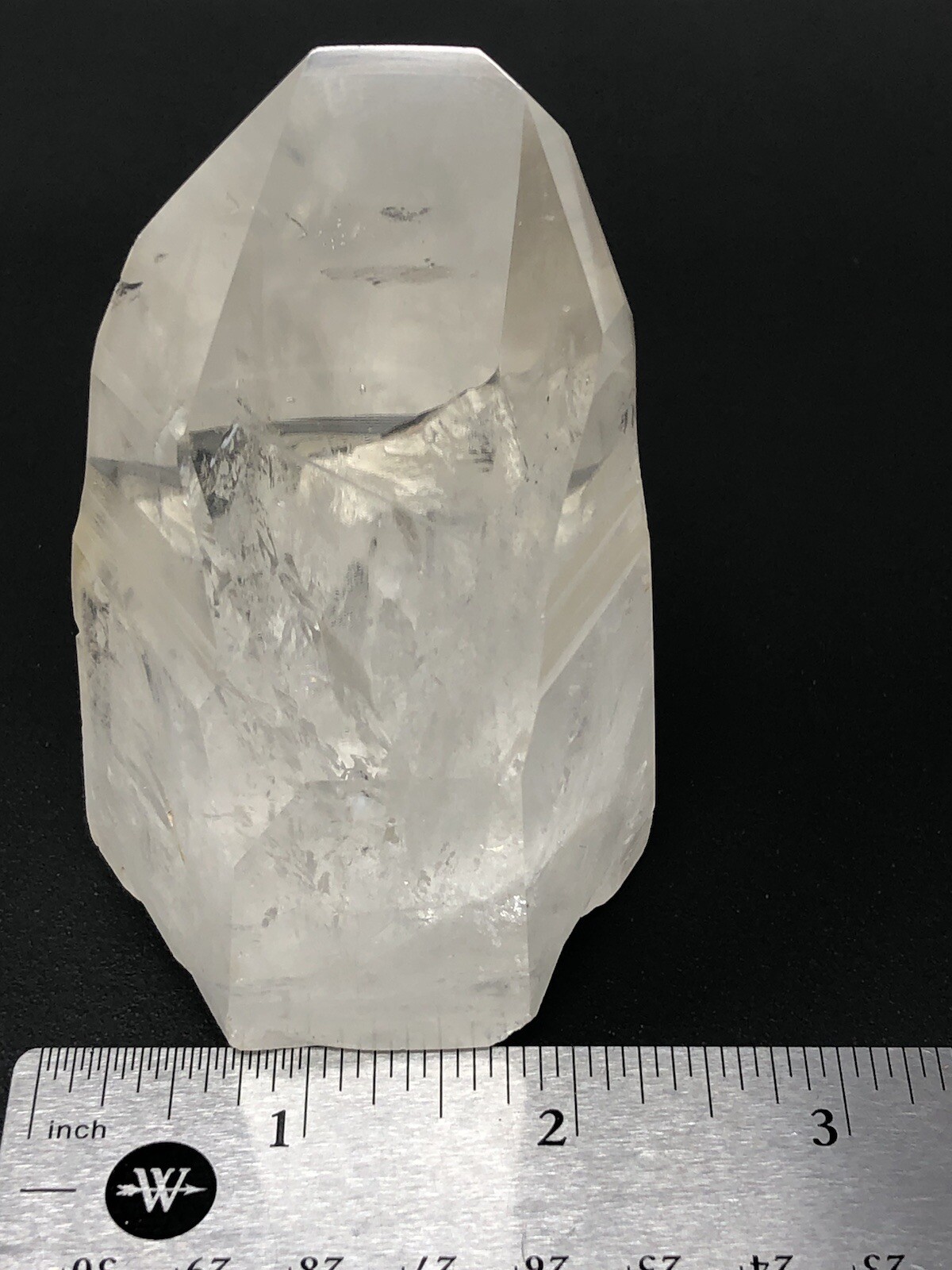 Lemurian Quartz Polished Tower Point LARGE 12.0oz Brazil Reiki Crystal N38