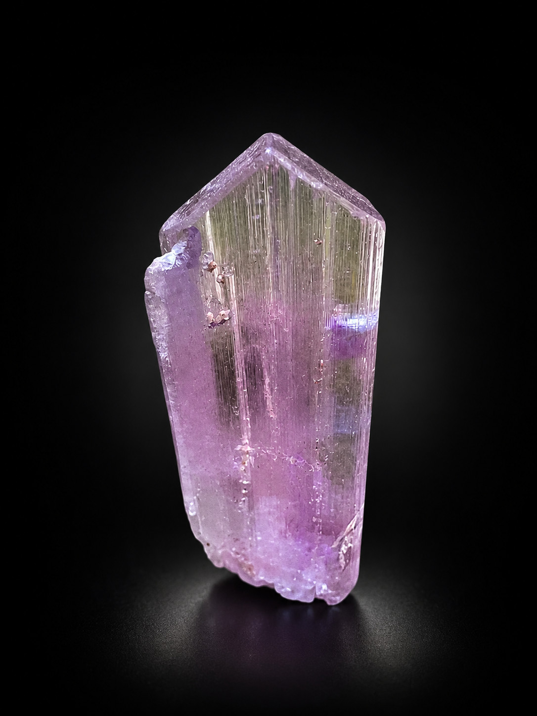 55GM | Natural V-Shape Purple Kunzite Crystal Specimen | Kunar, Afghanistan