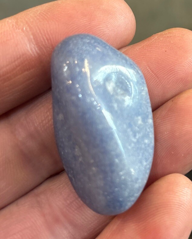 10 Pieces Of Tumbled Blue Aventurine Average Size 15 Grams