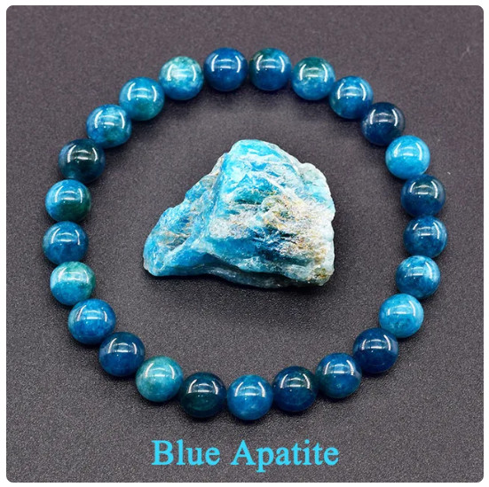 Genuine Natural Stone Bracelet Bead Jewelry 8mm