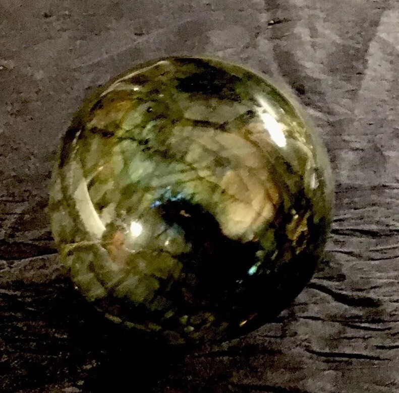 Labrodite Sphere 15in Round 1778g